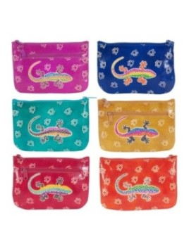 Monedero lagarto 6 dif.