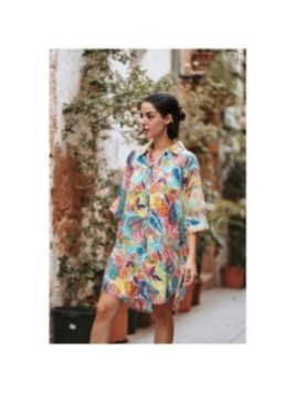 Vestido camisero 2xl-3xl